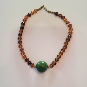 Vintage beaded necklace 1960s